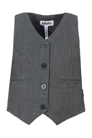 grey polyester gilet MOLO KIDS | 2W25M2029436